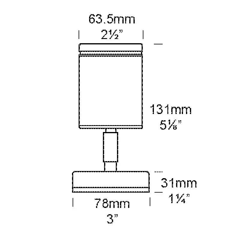Hunza Wall Spot GU10 Wall Light | All Square Lighting