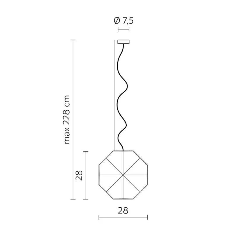Karman 24 Karati AB Pendant light | All Square Lighting