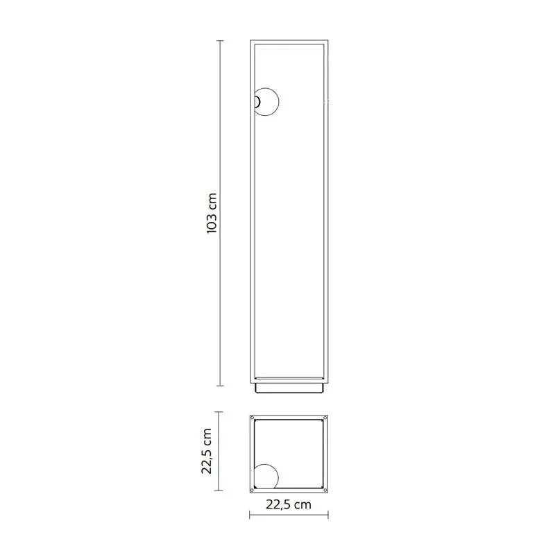 Karman Abachina AA Rechargeable Floor Lamp | All Square Lighting