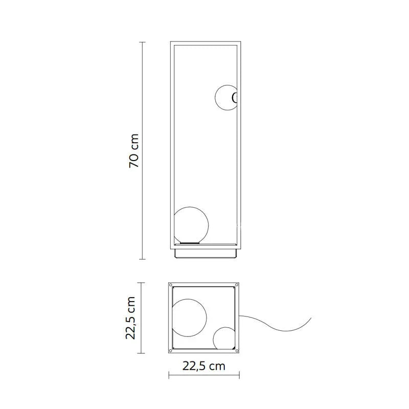 Karman Abachina AB Floor Lamp | All Square Lighting