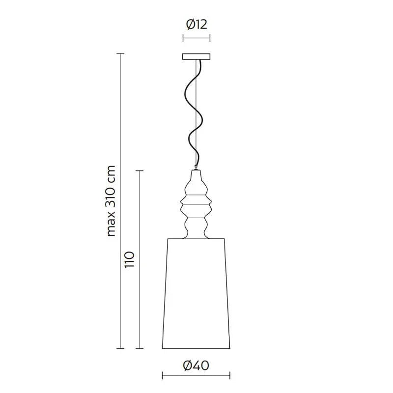 Karman Alibabig AB Pendant Light | All Square Lighting