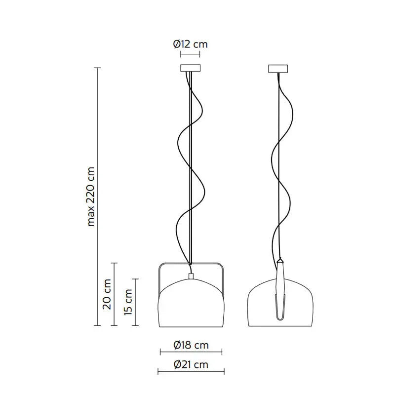Karman Bag Small Pendant Light | All Square Lighting