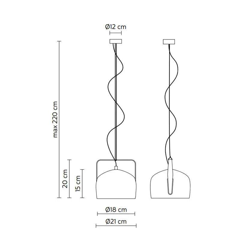 Karman Bag Small Pendant Light | All Square Lighting