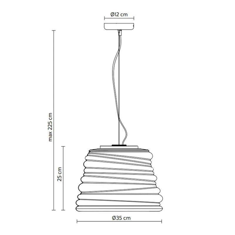 Karman Bibendum AB LED Pendant Light | All Square Lighting