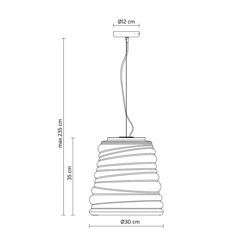Karman Bibendum AC Pendant Light | All Square Lighting
