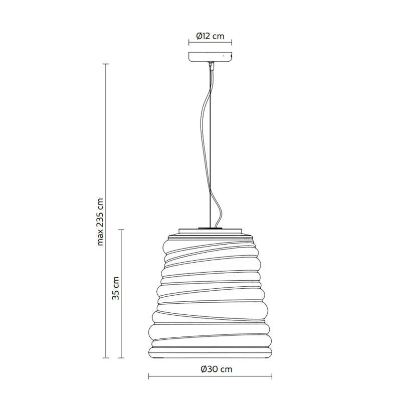 Karman Bibendum AC Pendant Light | All Square Lighting