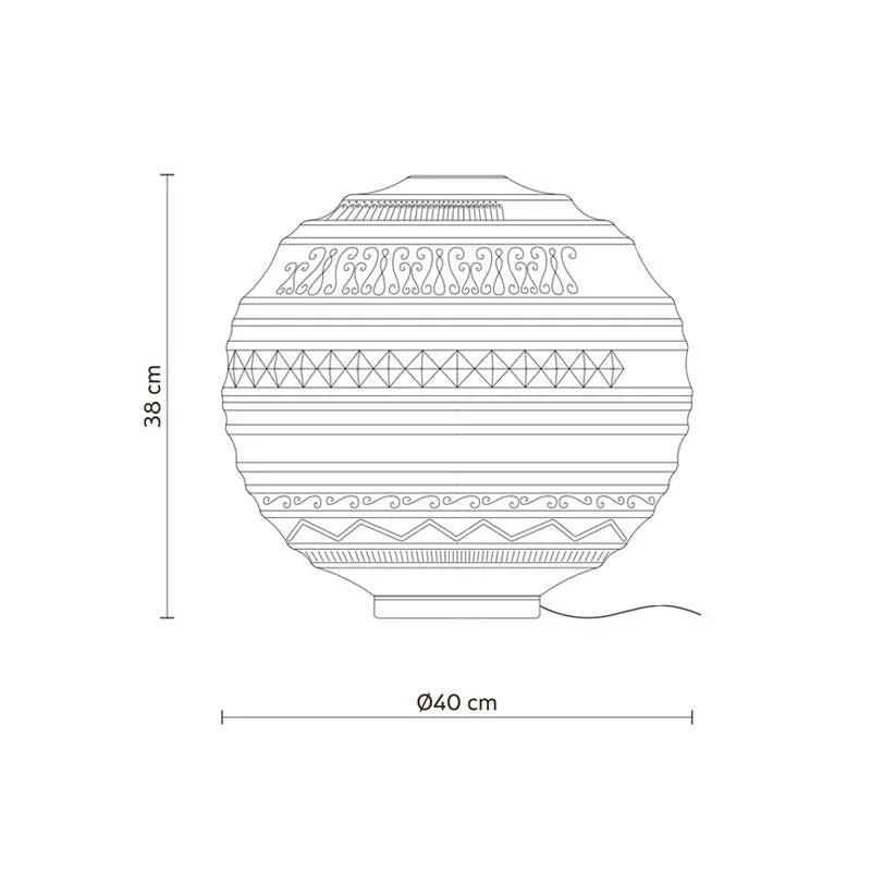 Karman Braille 2B Table Lamp | All Square Lighting