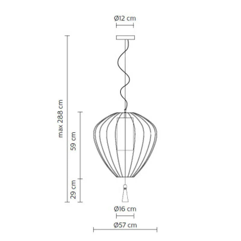 Karman Cell AM Pendant Light | All Square Lighting