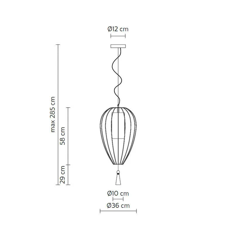 Karman Cell CM Pendant Light | All Square Lighting