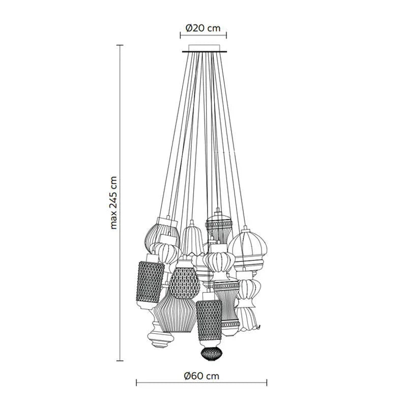 Karman Ceraunavolta 1B Pendant Light | All Square Lighting