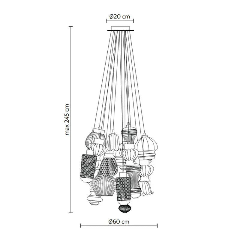 Karman Ceraunavolta 1B Pendant Light | All Square Lighting