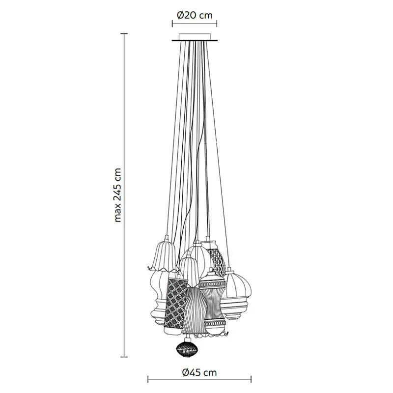 Karman Ceraunavolta 2A Pendant Light | All Square Lighting
