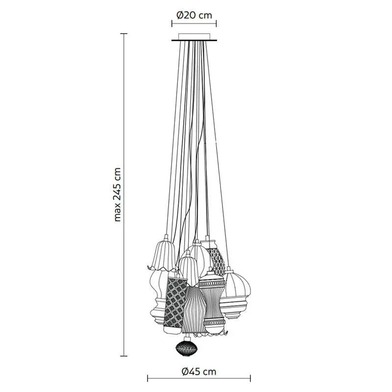 Karman Ceraunavolta 2A Pendant Light | All Square Lighting