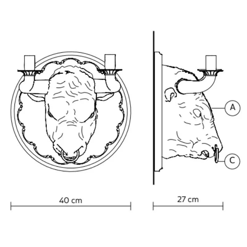 Karman Corrado Wall Light | All Square Lighting