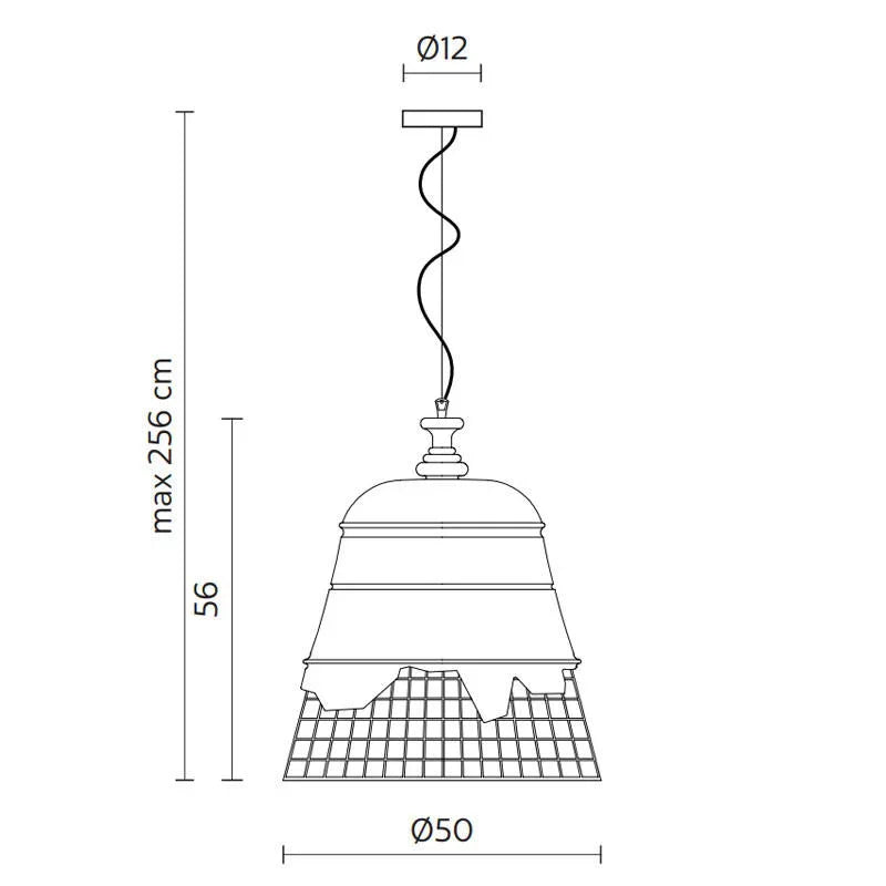 Karman Domenica AB Pendant Light | All Square Lighting