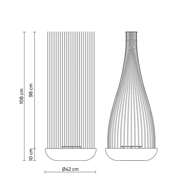 Karman Don’t Touch Floor Lamp | All Square Lighting