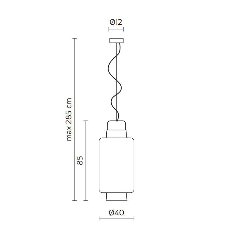 Karman Kimono AB Pendant Light | All Square Lighting