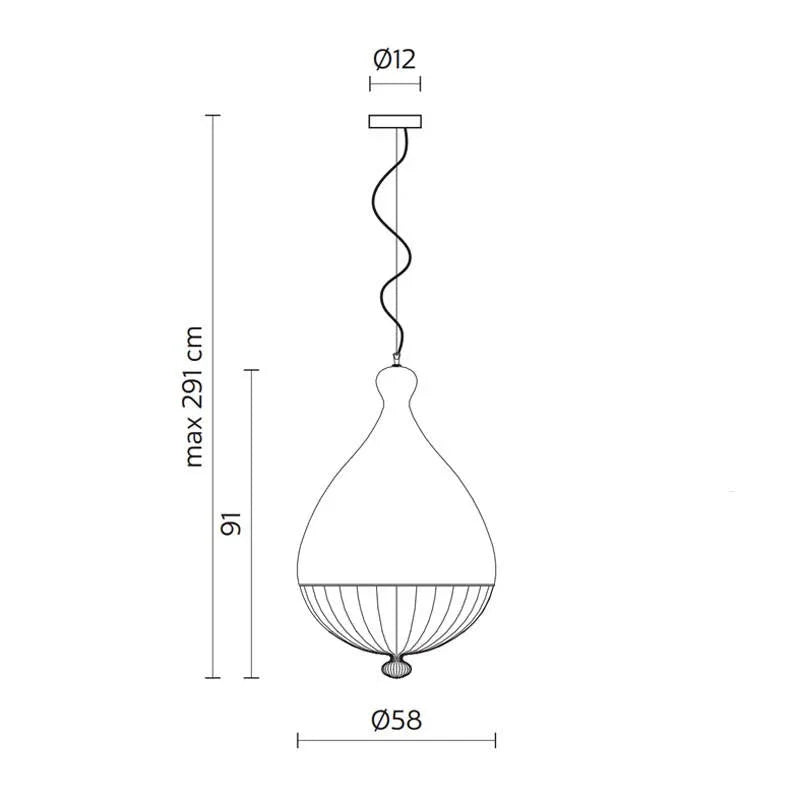 Karman Le Trulle 3T Pendant Light | All Square Lighting