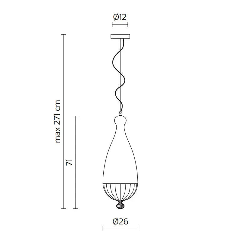 Karman Le Trulle 5T Pendant Light | All Square Lighting