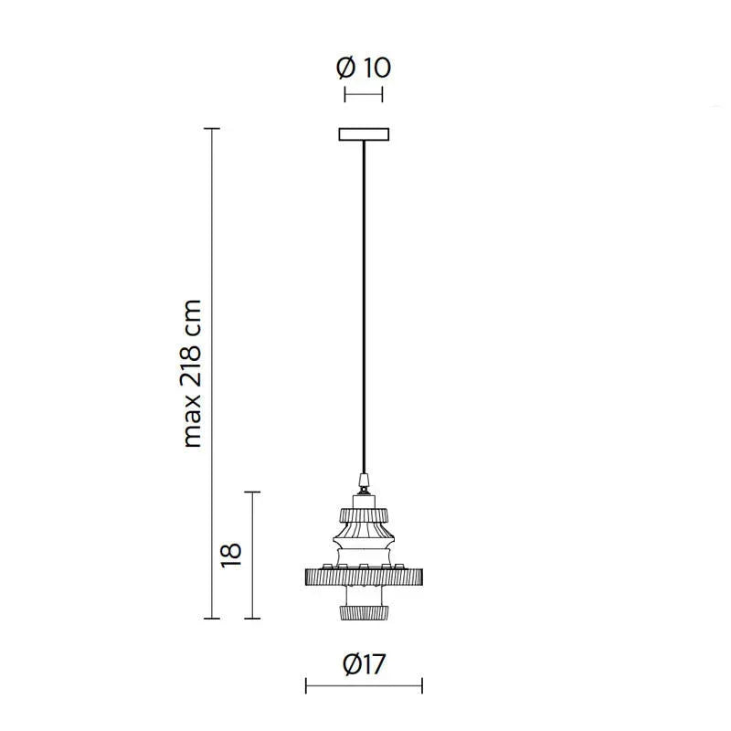 Karman Mek AA LED Pendant Light | All Square Lighting