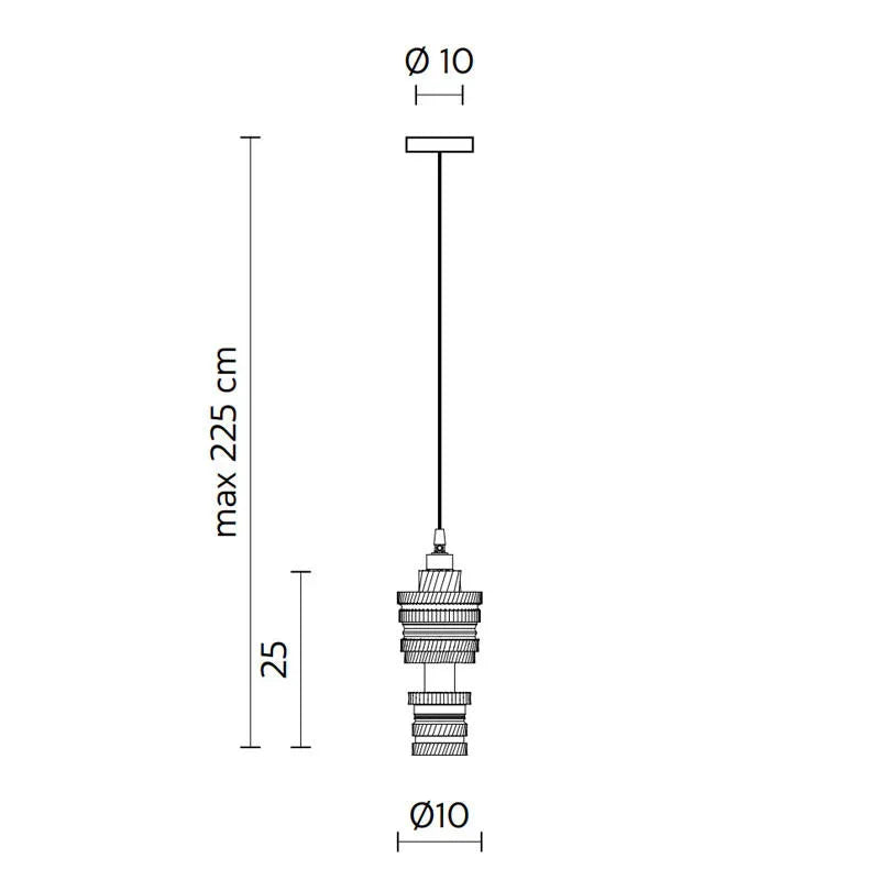 Karman Mek AB LED Pendant Light | All Square Lighting