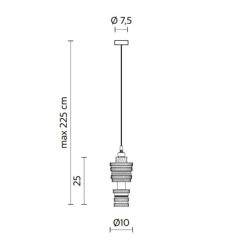 Karman Mek AB Pendant Light | All Square Lighting