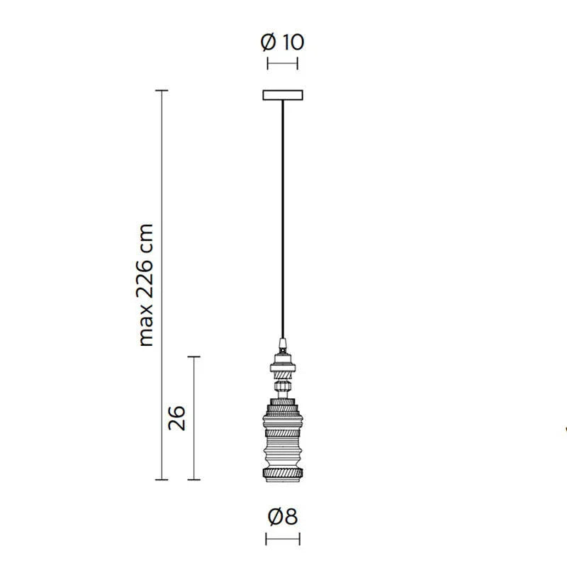 Karman Mek AC LED Pendant Light | All Square Lighting