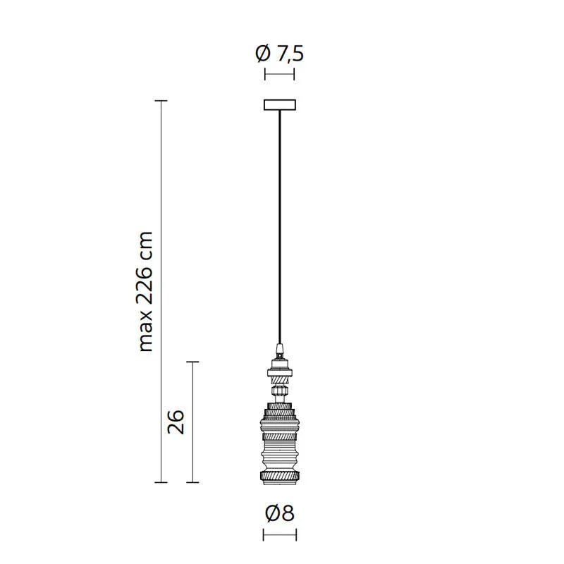 Karman Mek AC Pendant Light | All Square Lighting