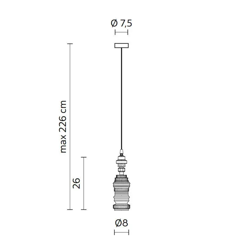 Karman Mek AC Pendant Light | All Square Lighting