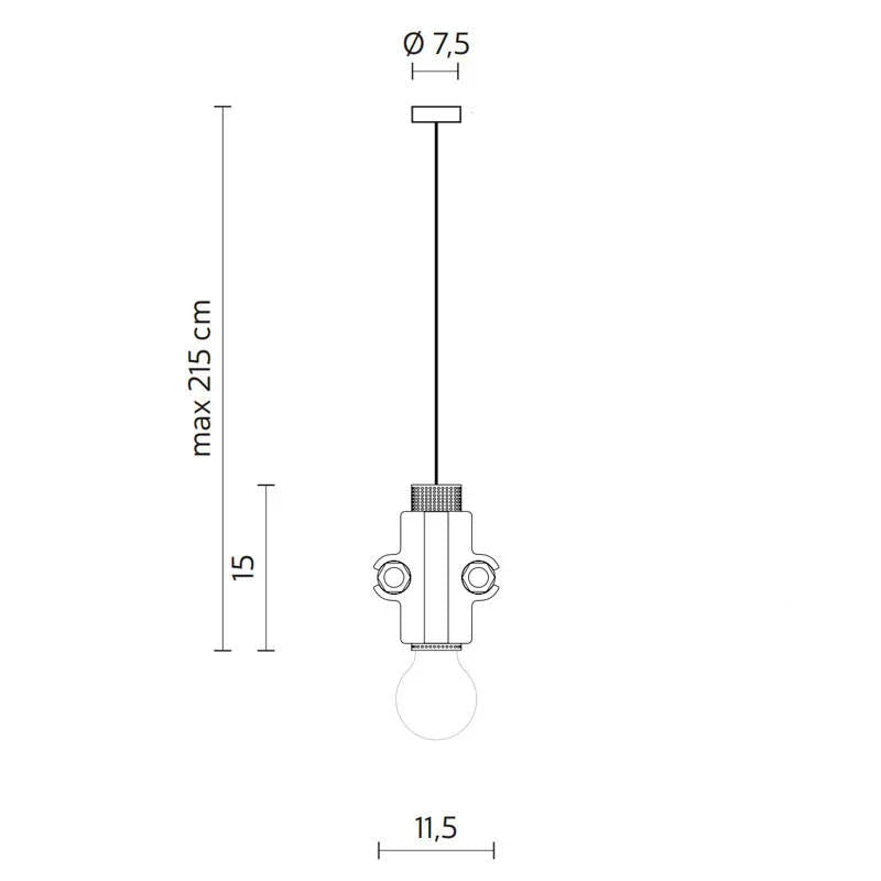 Karman Nando AB Pendant Light | All Square Lighting