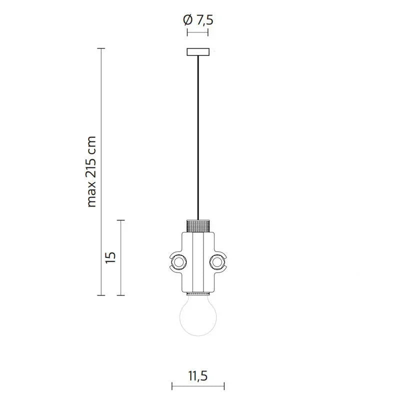 Karman Nando AB Pendant Light | All Square Lighting