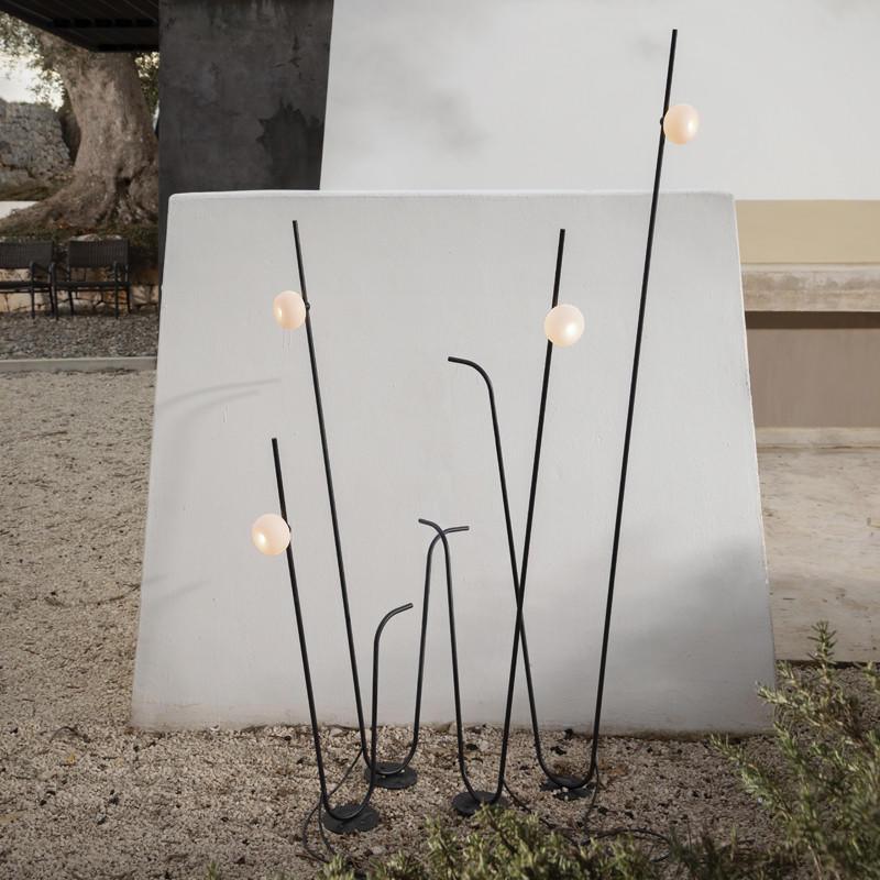 Karman Pois BN Outdoor Floor Lamp | All Square Lighting