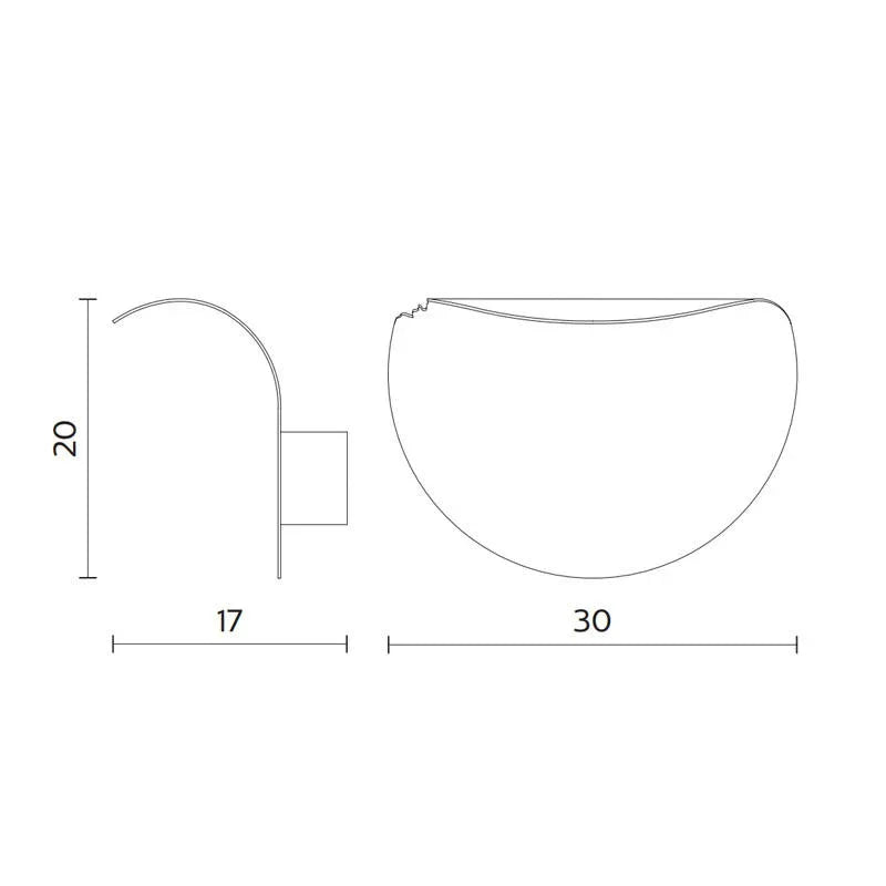Karman Va . Lentina Wall Light | All Square Lighting