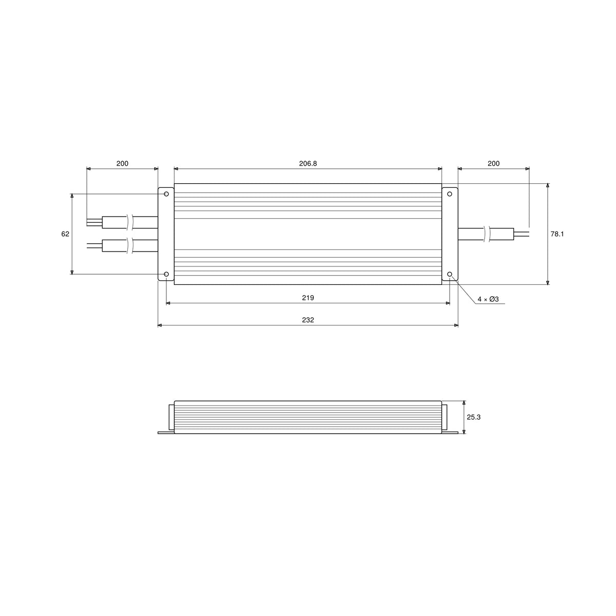 100W 24V DALI-2 Dimmable IP66 LED Driver