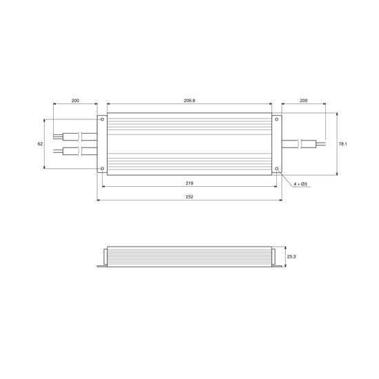 100W 24V DALI-2 Dimmable IP66 LED Driver
