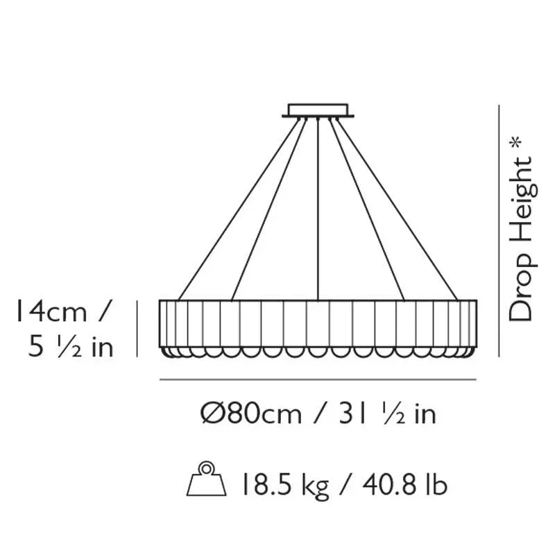 Lee Broom Carousel Medium Pendant Light | All Square Lighting