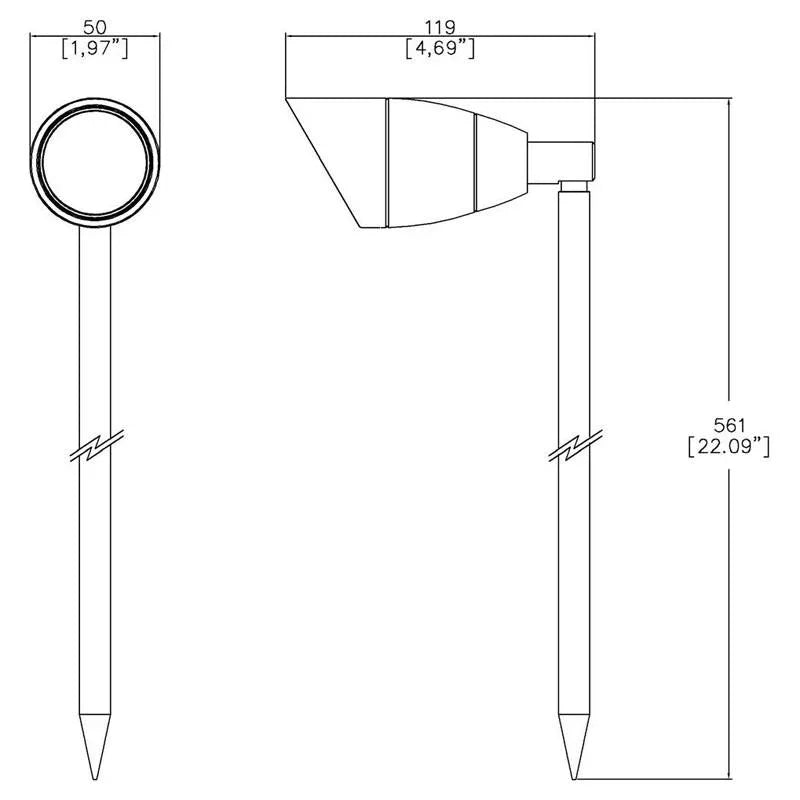 Lucent Lighting VistaSpot Spike Light | All Square Lighting
