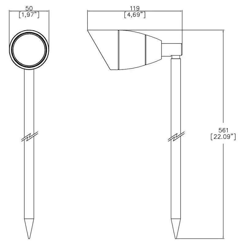 Lucent Lighting VistaSpot Spike Light | All Square Lighting