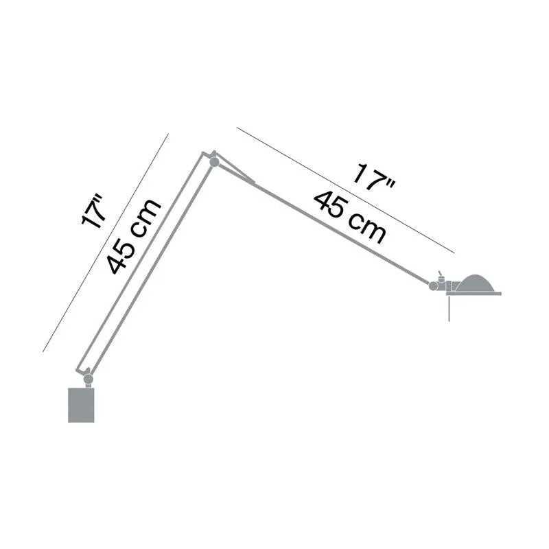 Luceplan Berenice 45 Wall Light | All Square Lighting