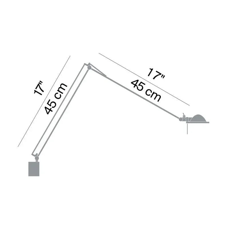 Luceplan Berenice 45 Wall Light | All Square Lighting
