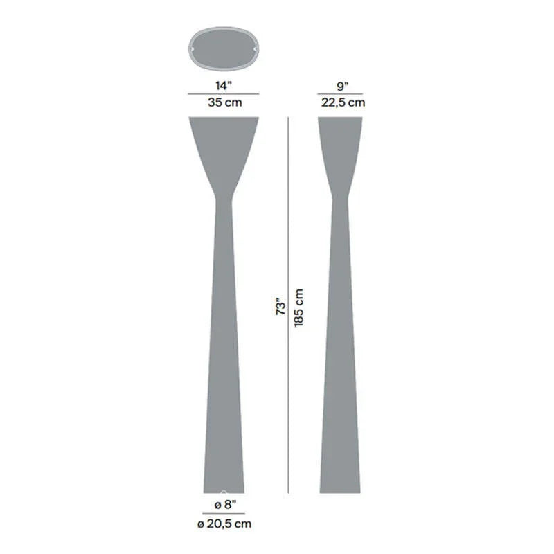 Luceplan Carrara Floor Lamp | All Square Lighting