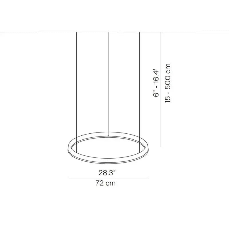 Luceplan Compendium Circle Small Pendant Light | All Square Lighting