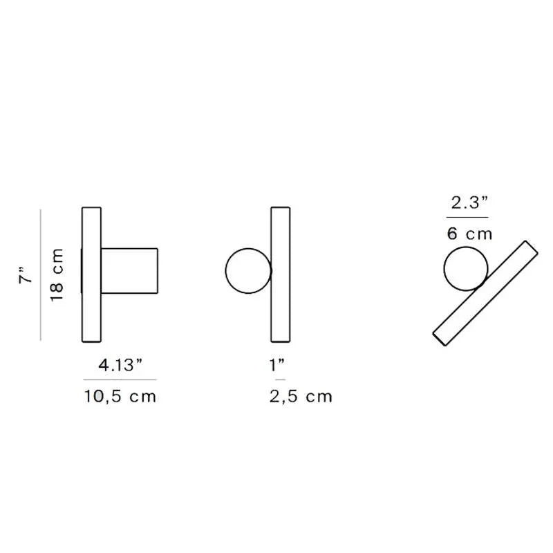 Luceplan Doi Wall Light | All Square Lighting