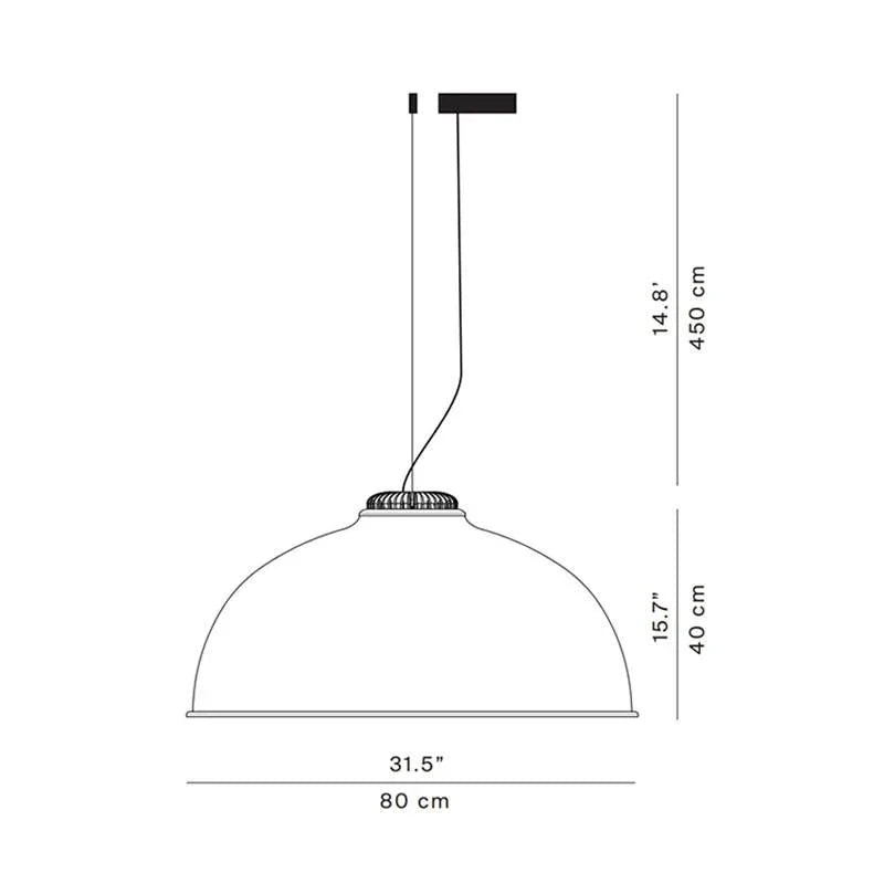 Luceplan Farel LED Pendant Light | All Square Lighting