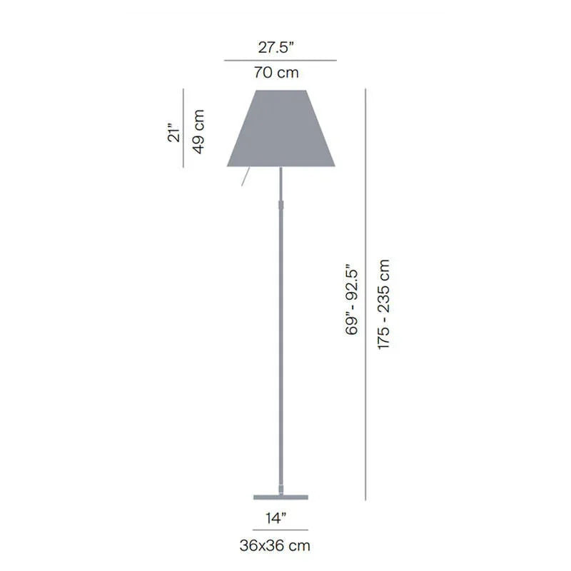 Luceplan Grande Costanza Floor Lamp | All Square Lighting