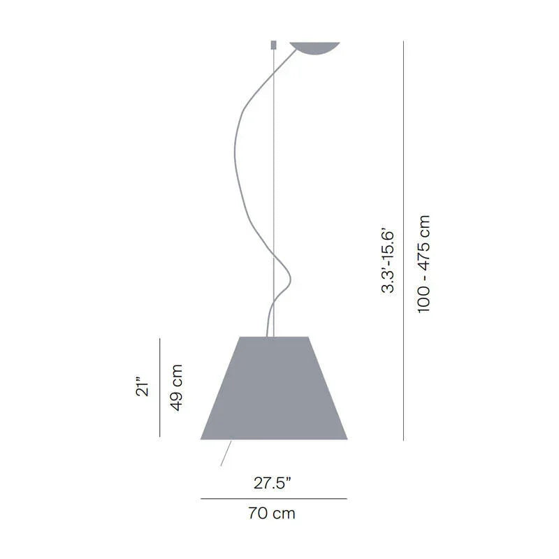 Luceplan Grande Costanza Pendant Light | All Square Lighting