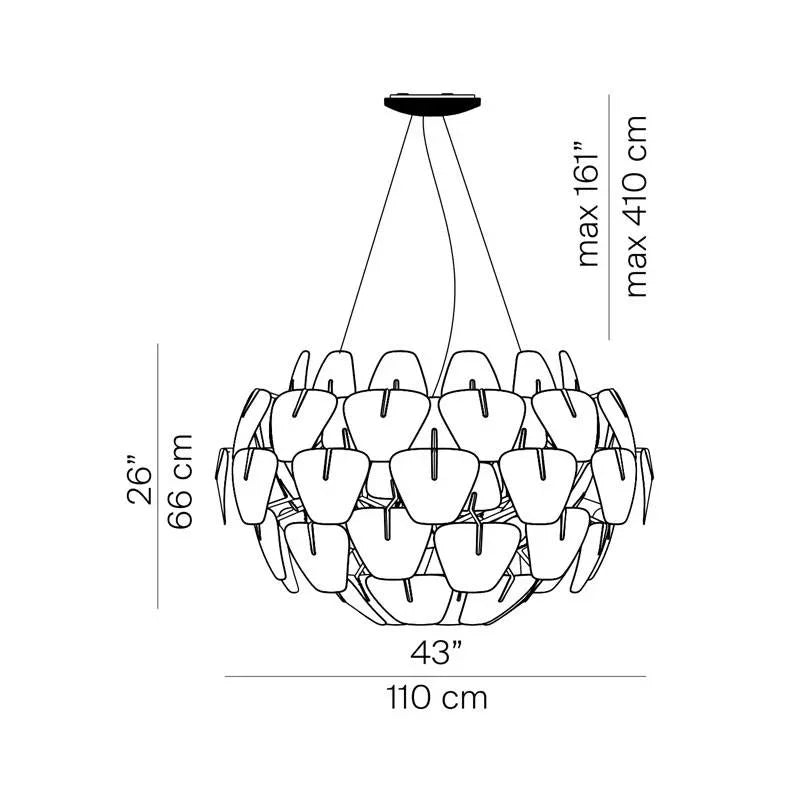 Luceplan Hope 42 Pendant Light | All Square Lighting