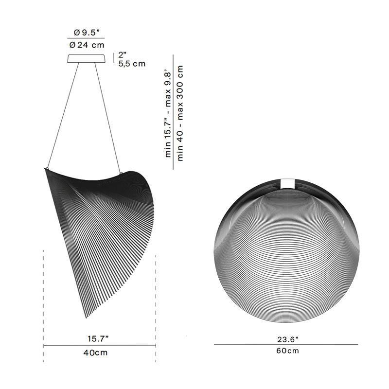 Luceplan Illan Small Pendant Light | All Square Lighting