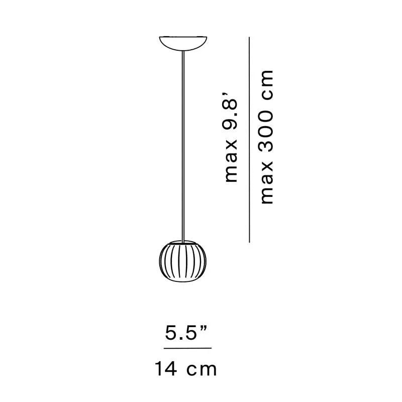 Luceplan Lita 14 Pendant Light | All Square Lighting