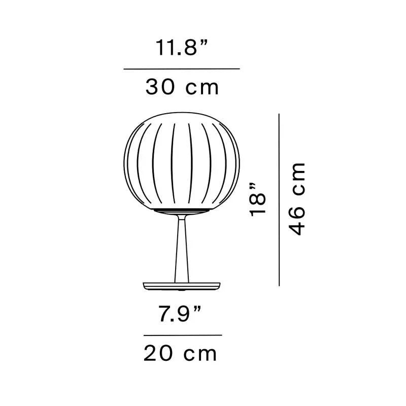 Luceplan Lita Large Standing Table Lamp | All Square Lighting